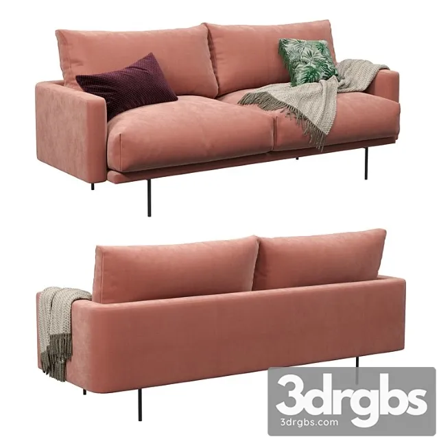 Sofa misl 2 3D Model Free
