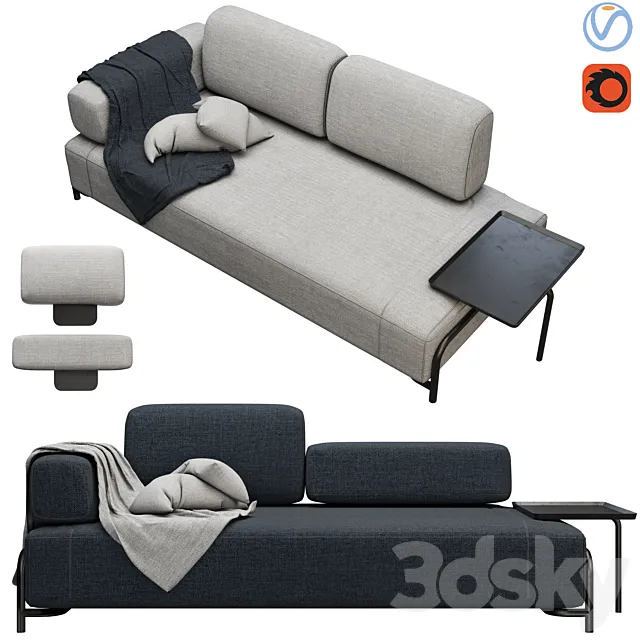 Sofa Modern – 01 3DModel