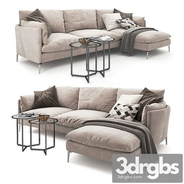 Sofa modular 1 maya prianera 2 3D Model Free