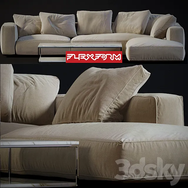 Sofa modular Grandemare 3DModel