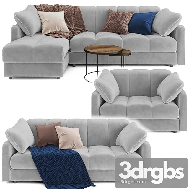 Sofa moon 111 2 2 3D Model Free