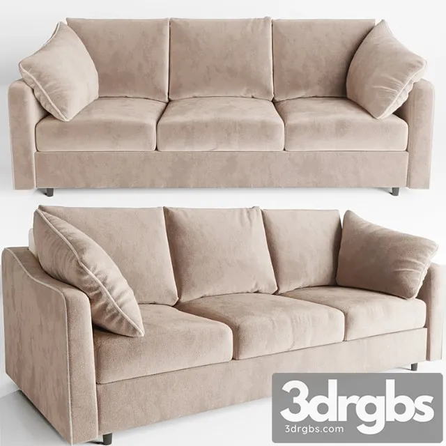 Sofa moon 111 2 3D Model Free