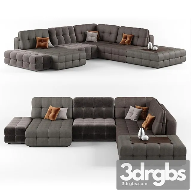 Sofa moon 160 2 3D Model Free