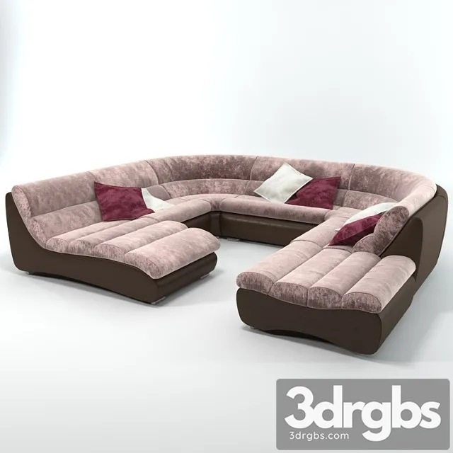 Sofa Moon 6 3D Model Free