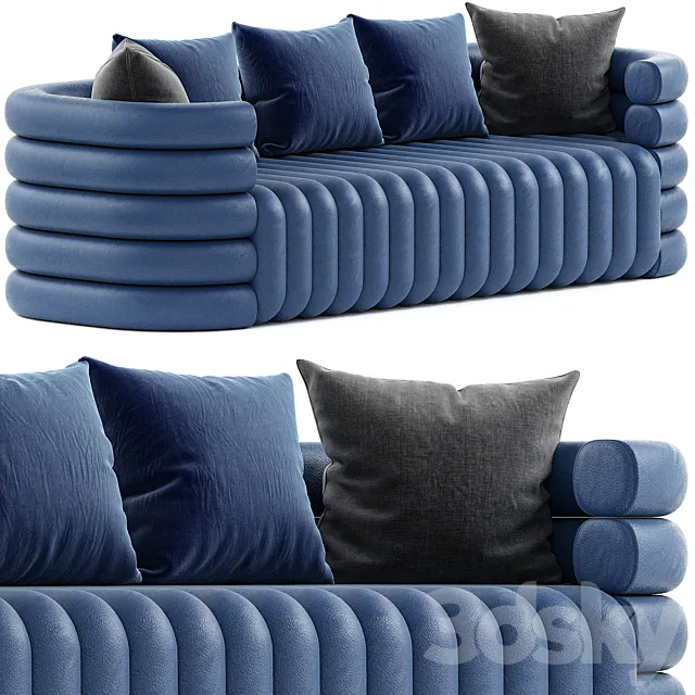 Sofa Moon couch by murrmurr 3DModel