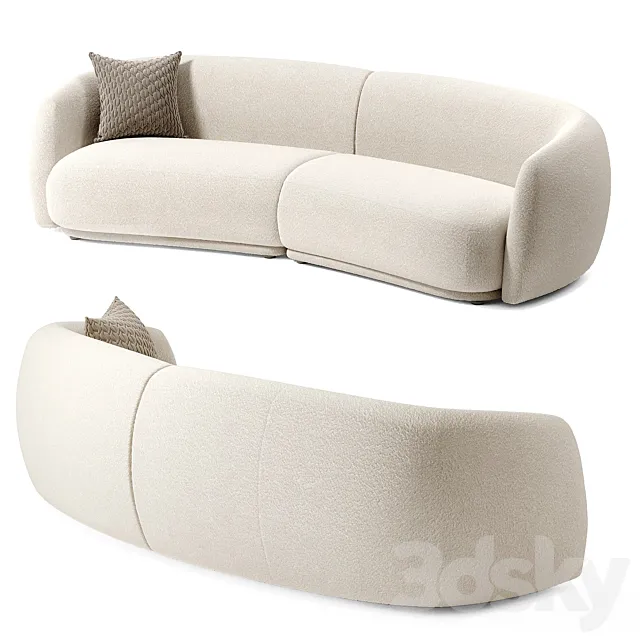 Sofa Moroso PACIFIC 3D Model