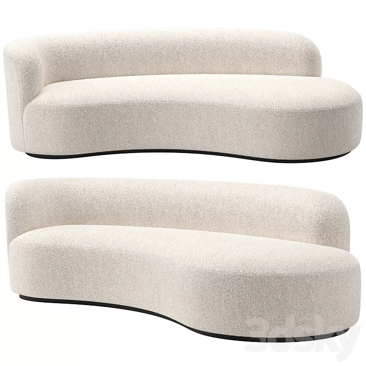 Sofa morten by eichholtz 3D Model Free