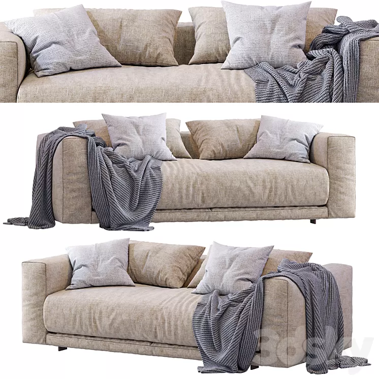 Sofa moss by cor 3D Model