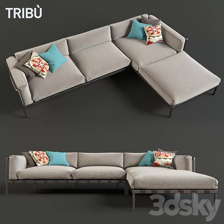 Sofa NATAL ALU SOFA 3D Model