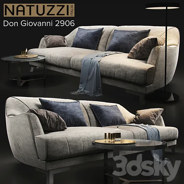 Sofa natuzzi Don Giovanni 2906 3DModel