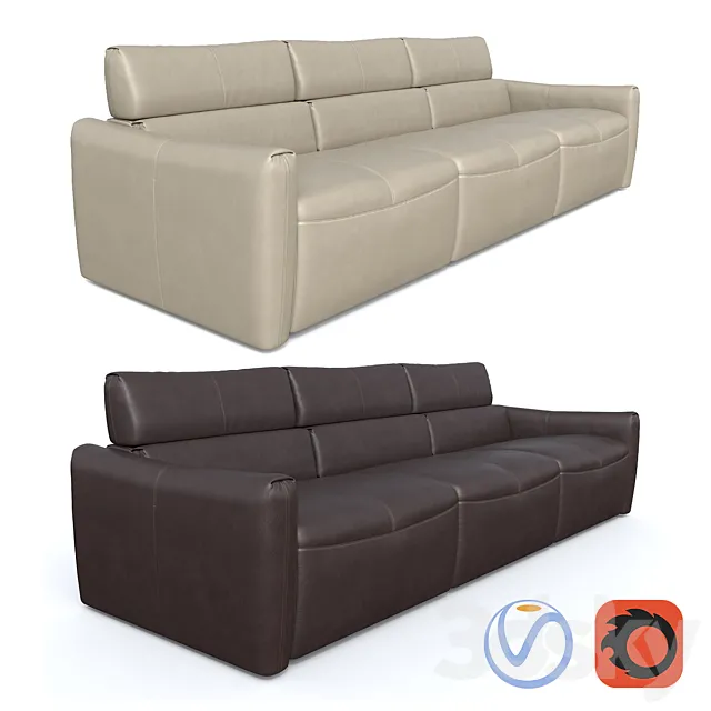 Sofa Natuzzi Galaxy 3DModel