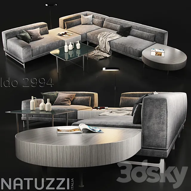 Sofa Natuzzi Ido 2994 3DModel