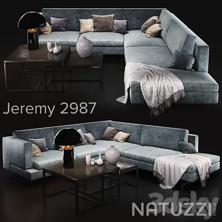 Sofa Natuzzi Jeremy 3D Model