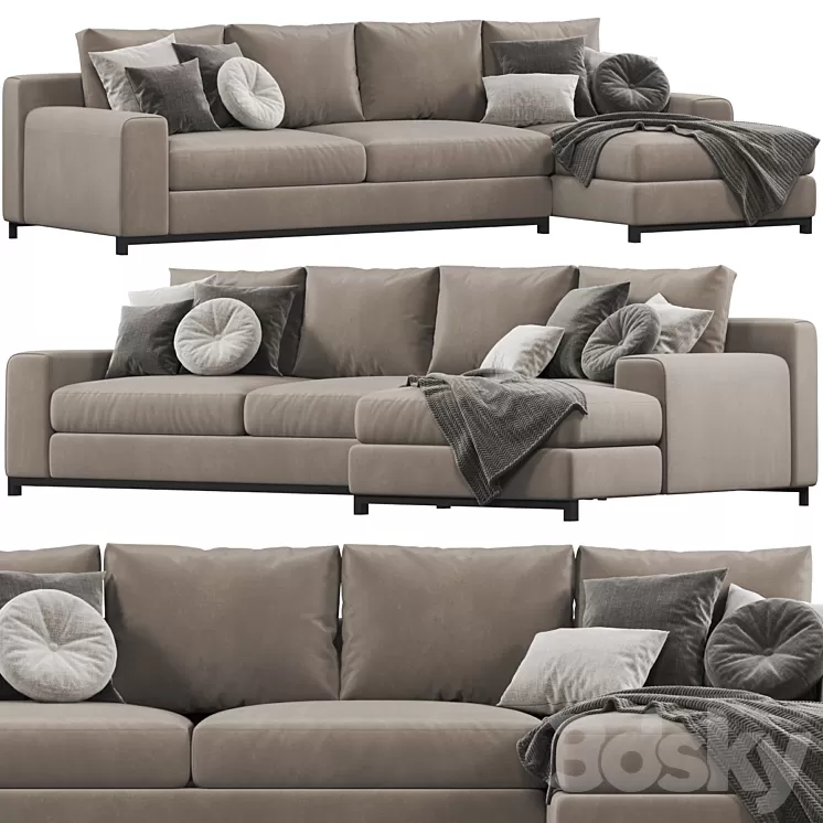 Sofa Natuzzi Leaf 3D Model