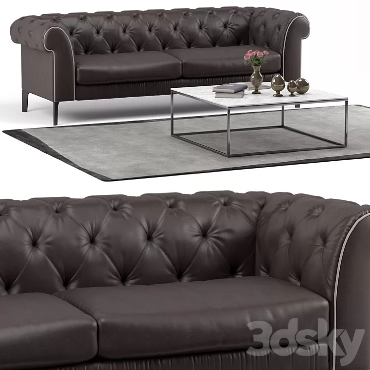 Sofa Natuzzi Orfeo 3D Model