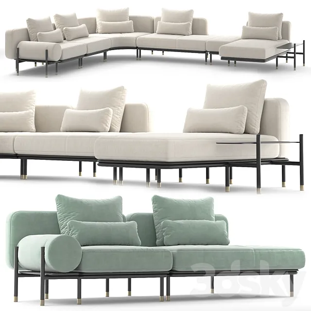 Sofa Natuzzi Selva 3DModel