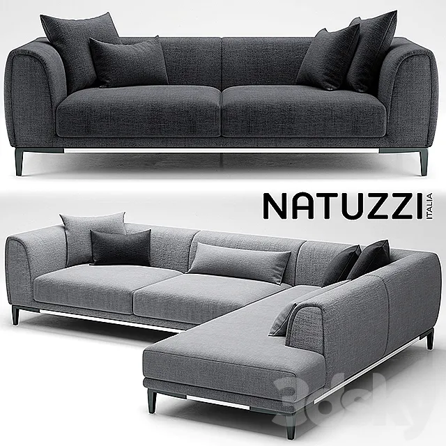 Sofa natuzzi trevi 3DModel