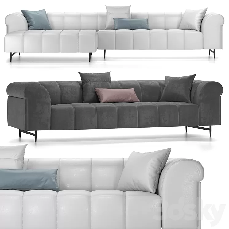 sofa Nautilus (Gamma) 3D Model