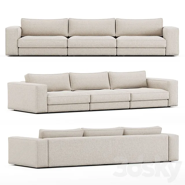 Sofa Noora 3 modules by Bolia 3D Model