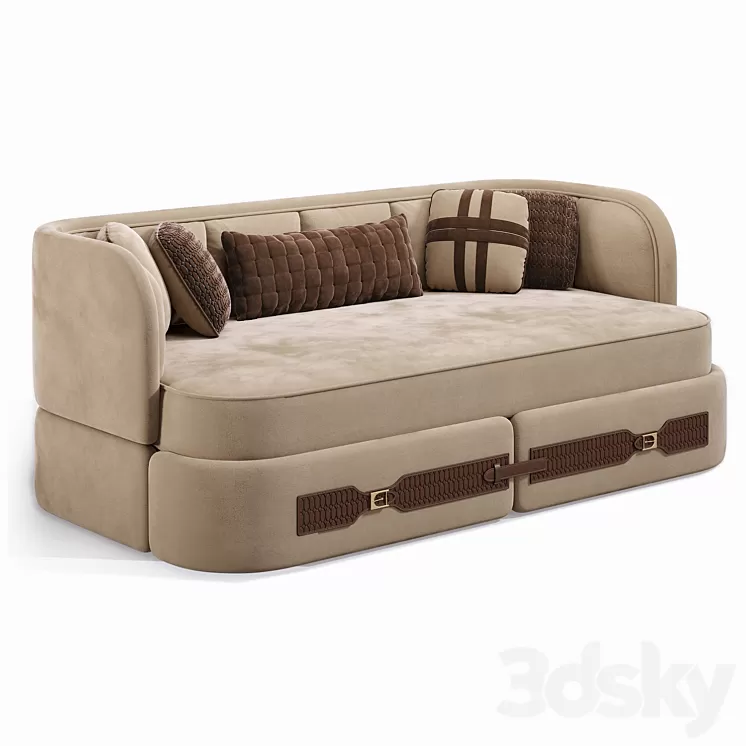 Sofa Norden/ Irina Buzakova 3D Model