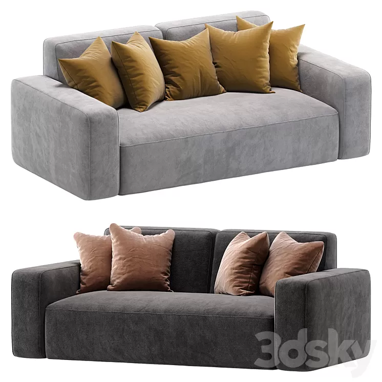 Sofa NORMAN 1 by Cazarina Interiors/Диван НОРМАН 3D Model Free