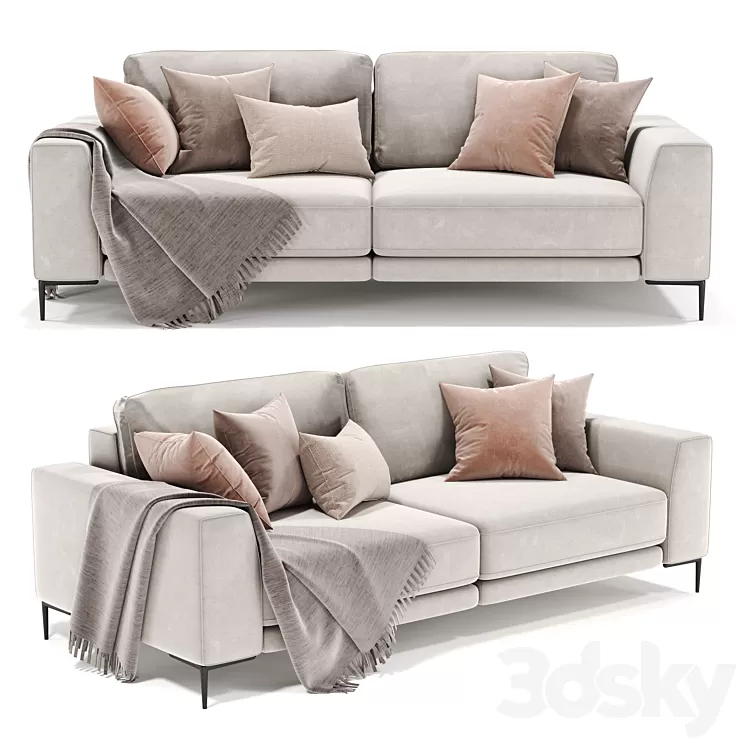 Sofa Norton 3D Model Free