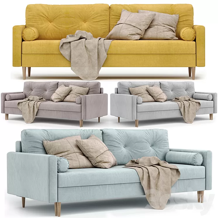 Sofa Numo from divan.ru 3D Model Free