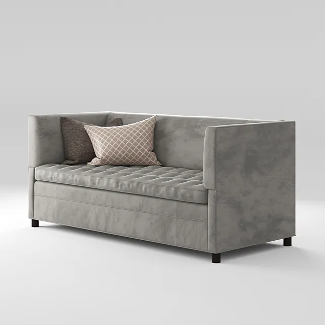 Sofa Old Hickory Tannery Strauss Sofa 3D Model