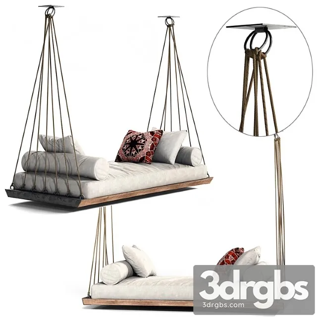 Sofa on the ropes 2 3D Model Free