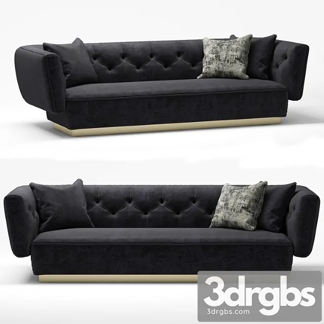 Sofa opera contemporary ivonne 2 3D Model Free