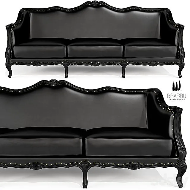 Sofa Ottawa Brabbu 3D Model