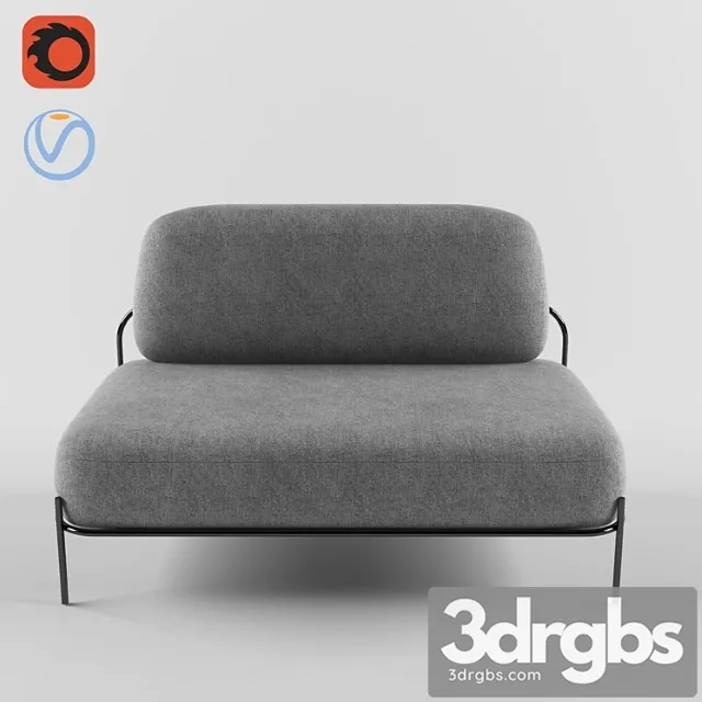 Sofa Pawai 3D Model Free