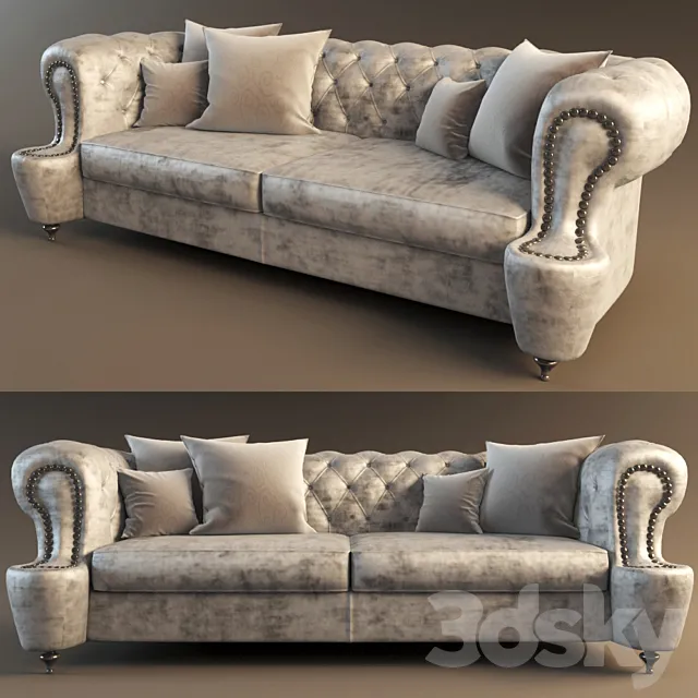 Sofa Pigoli Omero 3D Model