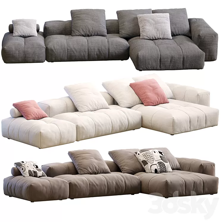 Sofa Pixel By Saba 3D Model
