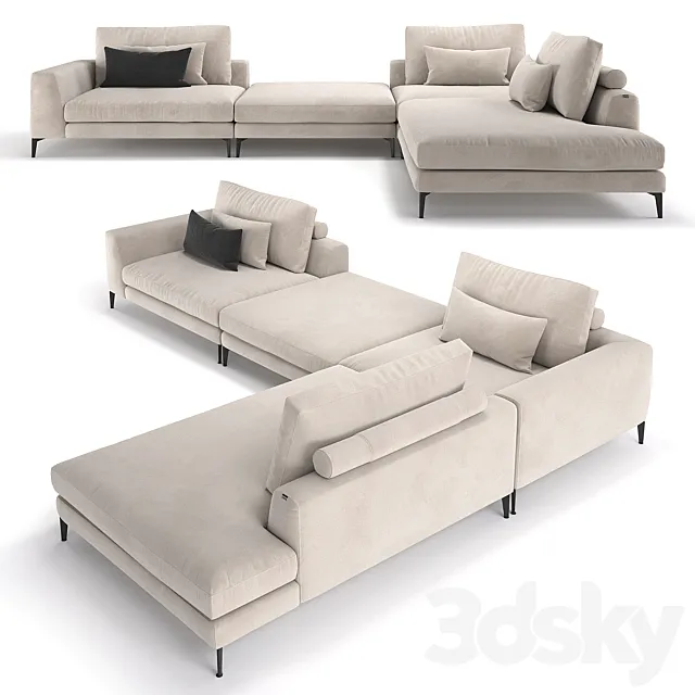Sofa Place Air Big 3D Model