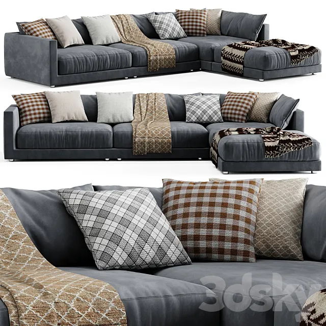 Sofa Poliform Bristol 3D Model