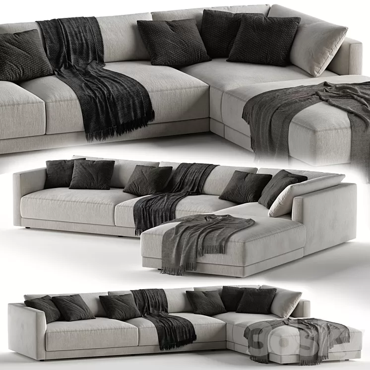 Sofa Poliform Bristol 3D Model