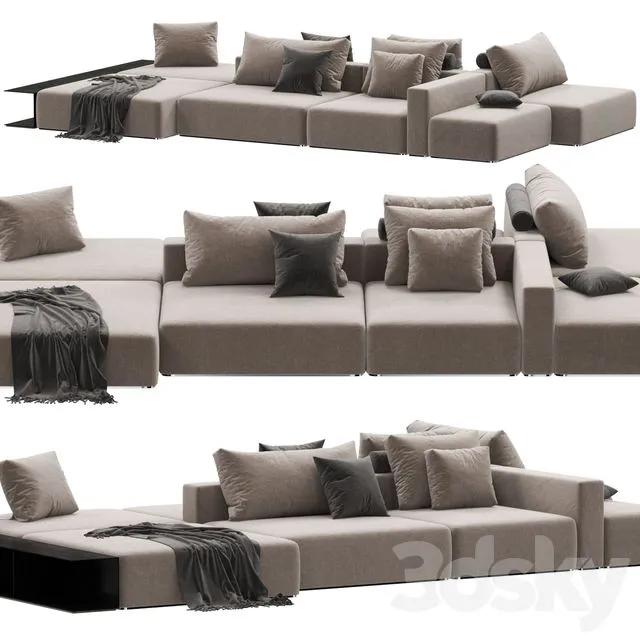 Sofa Poliform WESTSIDE DIVANO 3D Model