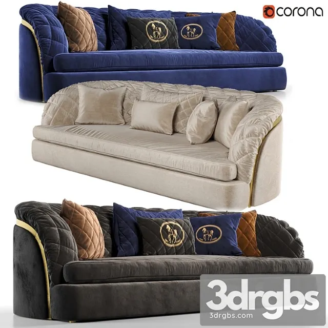 Sofa Portofino Cantori 3D Model Free