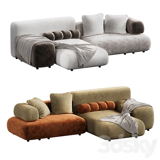 Sofa Puzzle 3D Model