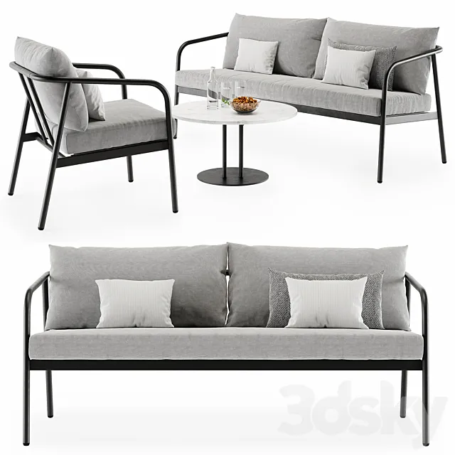 Sofa Radsted Set 3DModel