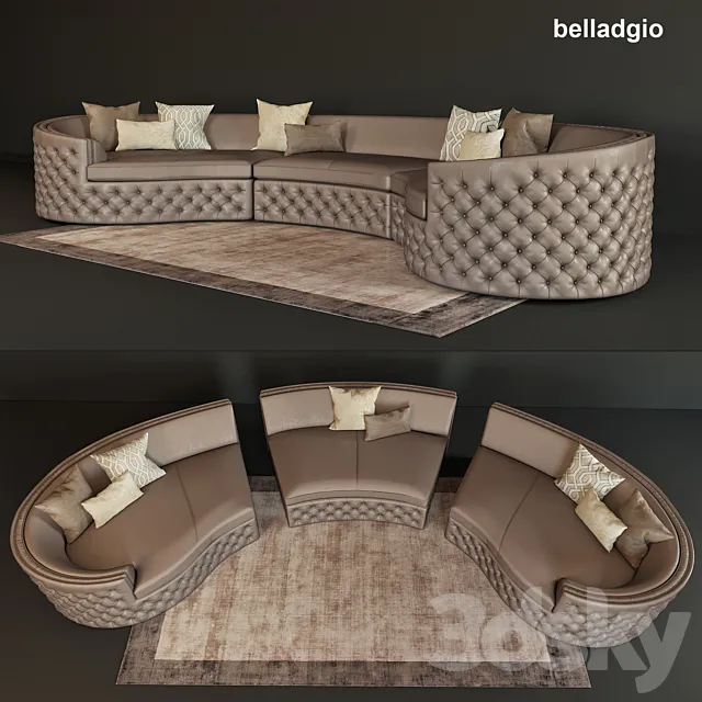 Sofa relotti belladgio 3DModel