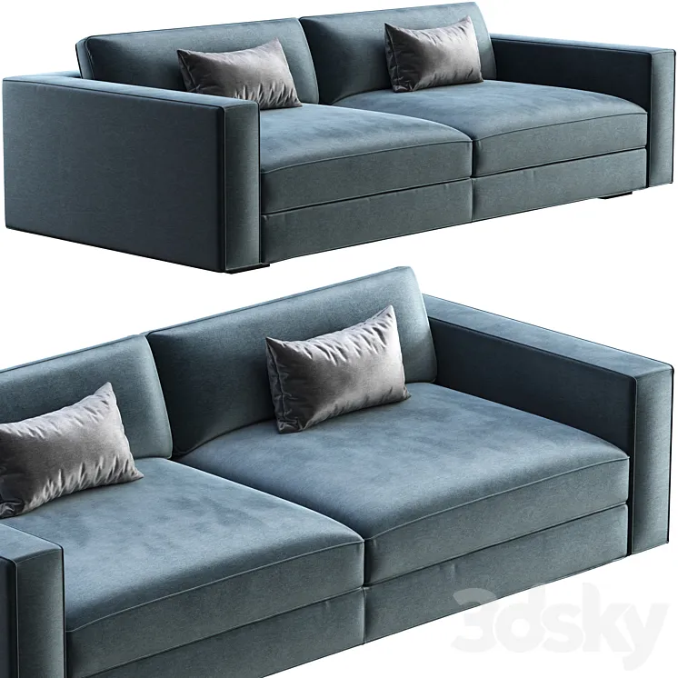 Sofa restoration hardware maddox 3D Model Free