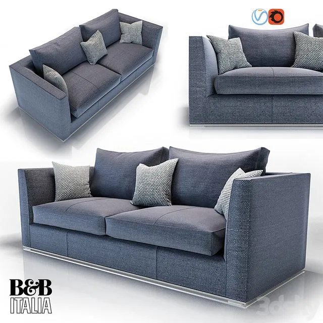 Sofa Richard by B & B Italia 3D Model