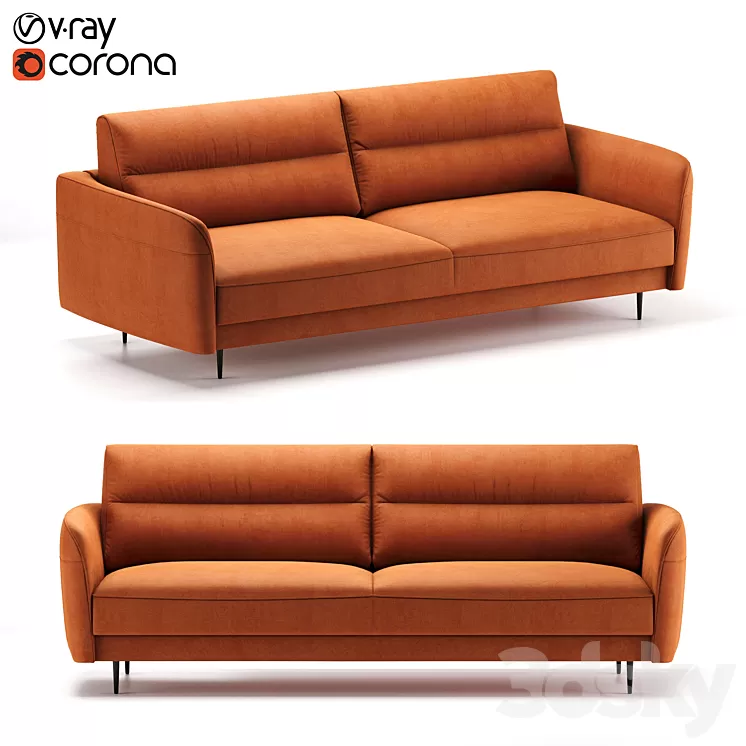 Sofa Ridan Barhat Ginger 3D Model