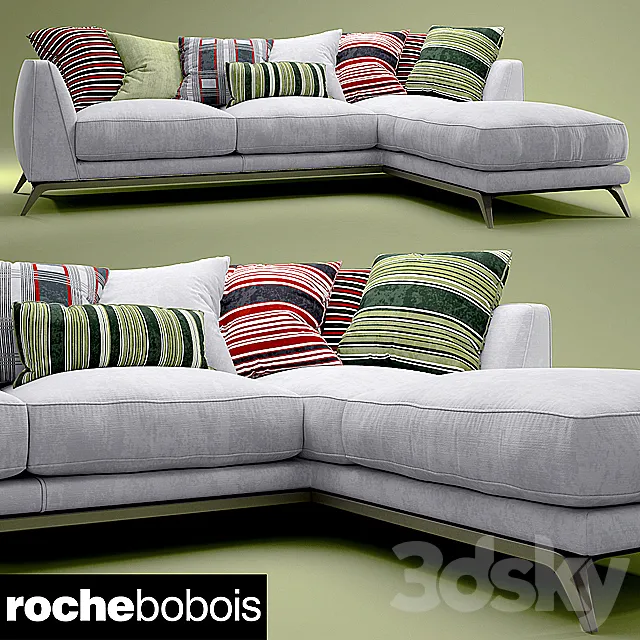 Sofa roche bobois edena modular 3D Model