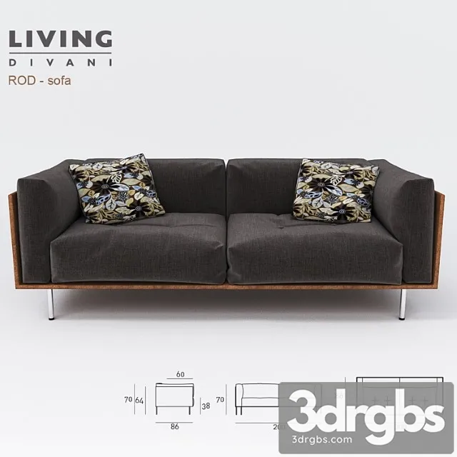 Sofa Rod 3D Model Free