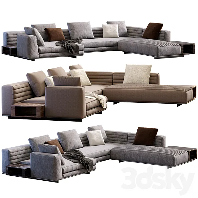 Sofa Roger By Minotti 3DModel
