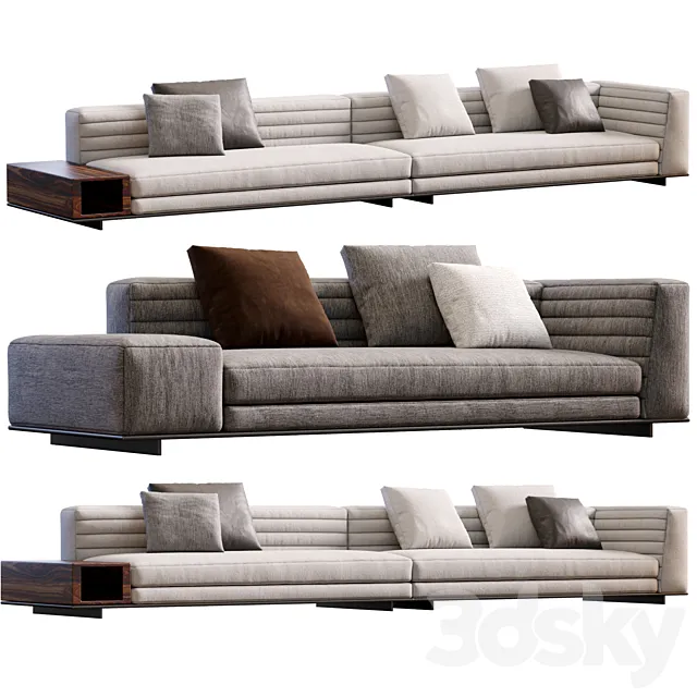 Sofa Roger By Minotti 3DModel