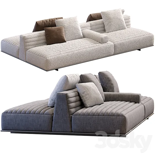Sofa Roger By Minotti 3DModel